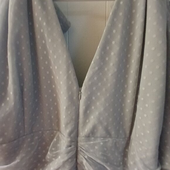 JessaKae Dusty Blue Jeanne Dress Plus Size (5x) - Picture 2 of 7